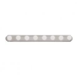 Independence 8-Light Brushed Nickel Bathroom Vanity Light by KICHLER