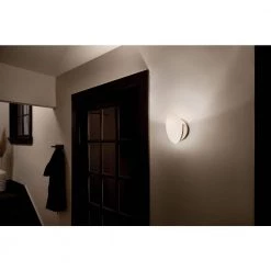 Swiss Passport 1-Light Brushed Nickel Bathroom Indoor Wall Sconce with Satin Etched Cased Opal Glass Shade by KICHLER -Kichler Sales brushed nickel kichler vanity lighting 6520ni 1f 1000