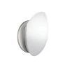 Swiss Passport 1-Light Brushed Nickel Bathroom Indoor Wall Sconce with Satin Etched Cased Opal Glass Shade by KICHLER -Kichler Sales brushed nickel kichler vanity lighting 6520ni 64 1000