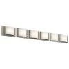 Bretto 44.84 in. Brushed Nickel Integrated LED Linear Bathroom Vanity Light Bar by KICHLER -Kichler Sales brushed nickel kichler vanity lighting 83887 64 1000