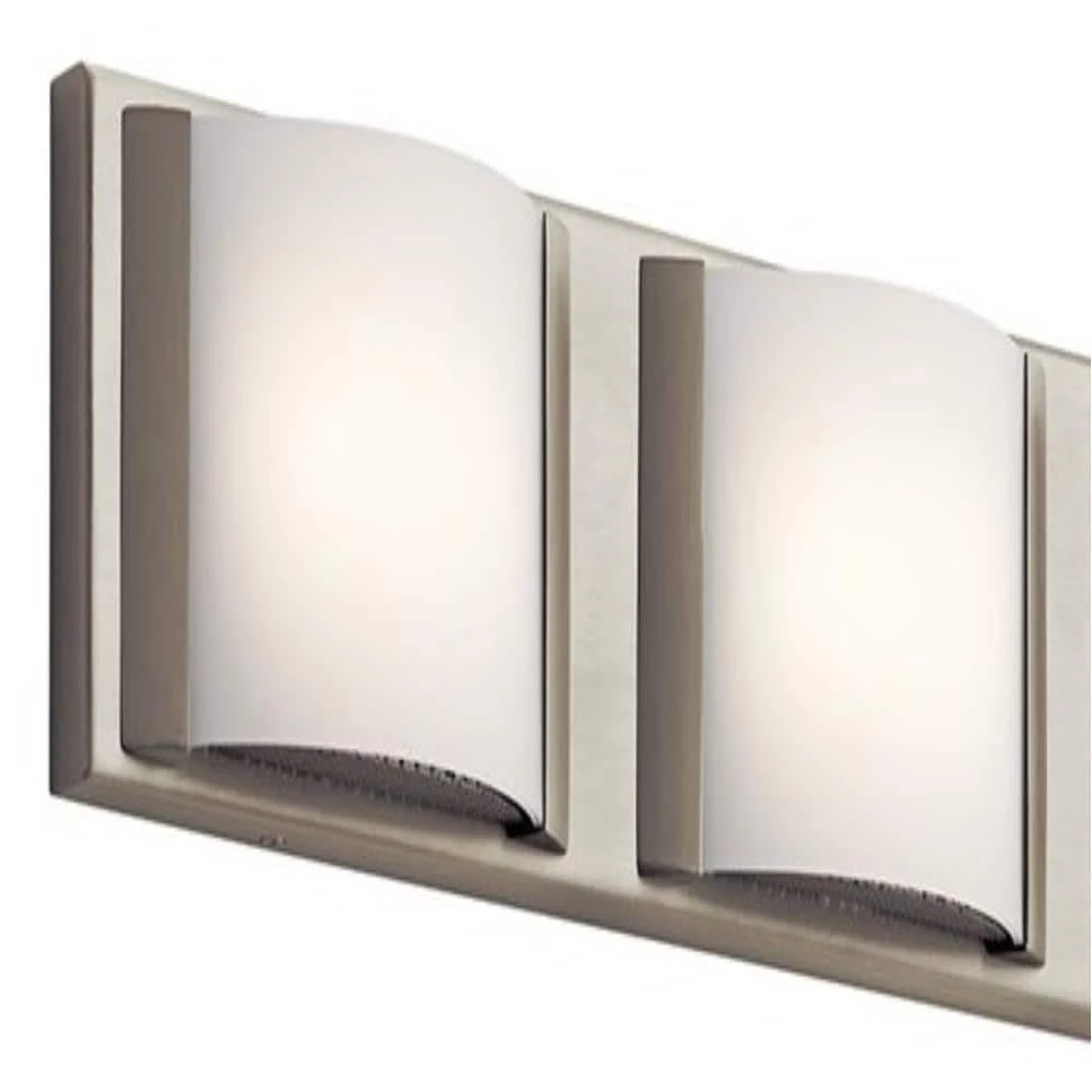 Bretto 44.84 in. Brushed Nickel Integrated LED Linear Bathroom Vanity Light Bar by KICHLER 4 Bretto 44.84 in. Brushed Nickel Integrated LED Linear Bathroom Vanity Light Bar by KICHLER - Image 2