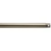 18 in. Brushed Stainless Steel Dual Threaded Ceiling Fan Extension Downrod by KICHLER -Kichler Sales brushed stainless steel kichler ceiling fan downrods 360001bss 64 1000