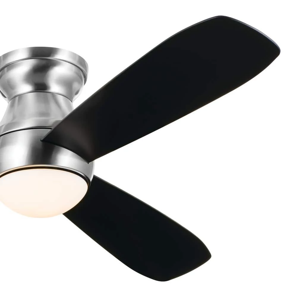 Bead 54 in. Integrated LED Indoor Brushed Stainless Steel Flush Mount Ceiling Fan with Remote by KICHLER 9 Bead 54 in. Integrated LED Indoor Brushed Stainless Steel Flush Mount Ceiling Fan with Remote by KICHLER - Image 7