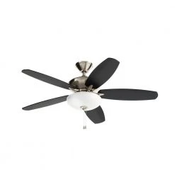 Renew Select 52 in. LED Indoor Brushed Stainless Steel Dual Mount Ceiling Fan with Pull Chain by KICHLER 14 Renew Select 52 in. LED Indoor Brushed Stainless Steel Dual Mount Ceiling Fan with Pull Chain by KICHLER -Kichler Sales brushed stainless steel kichler ceiling fans with lights 330161bss c3 1000