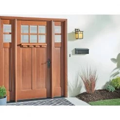 Alameda 11.5 in. 1-Light Canyon View Outdoor Light Wall Sconce with Honey Opalescent Glass (1-Pack) by KICHLER -Kichler Sales canyon view kichler outdoor sconces 9651cv fa 1000