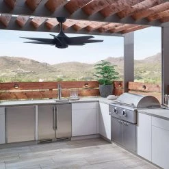 12-Volt Hardwired Centennial Brass Drop-In Deck Rail Light (1-Pack) by KICHLER -Kichler Sales centennial brass kichler deck rail lights 15477cbr 44 1000