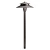 8.5 in. 12V Centennial Brass Low Voltage Weather Resistant Path Light with No Bulbs Included by KICHLER -Kichler Sales centennial brass kichler path lights 15480cbr 64 1000
