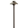 12V Centennial Brass Low Voltage Weather Resistant Stepped Dome Path Light with No Bulbs Included by KICHLER -Kichler Sales centennial brass kichler path lights 15505cbr 64 1000