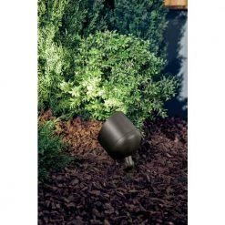 PAR36 12-Volt Centennial Brass Low Voltage Outdoor Weather Resistant Drop-In Spotlight with No Bulbs Included by KICHLER -Kichler Sales centennial brass kichler spotlights 15487cbr fa 1000