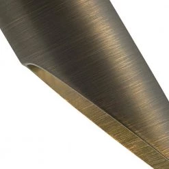 Long Cowl 12-Volt Centennial Brass Low Voltage Outdoor Weather Resistant Drop-In Spotlight with No Bulbs Included by KICHLER -Kichler Sales centennial brass kichler spotlights 15494cbr 1f 1000