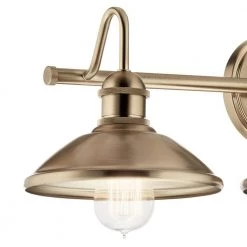 Clyde 26.5 in. 3-Light Champagne Bronze Bathroom Vanity Light by KICHLER -Kichler Sales champagne bronze kichler vanity lighting 45945cpz 1f 1000