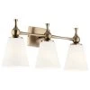 Cosabella 24 in. 3-Light Champagne Bronze Bathroom Vanity Light with Satin Etched Cased Opal Glass by KICHLER 1 Cosabella 24 in. 3-Light Champagne Bronze Bathroom Vanity Light with Satin Etched Cased Opal Glass by KICHLER -Kichler Sales champagne bronze kichler vanity lighting 55092cpz 64 1000