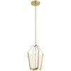 Calters 19.75 in. Integrated LED Champagne Gold Contemporary Kitchen Pendant Hanging Light by KICHLER -Kichler Sales champagne gold kichler chandeliers 52291cgled 64 1000