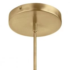 Calters 28.5 in. Integrated LED Champagne Gold Foyer Contemporary Kitchen Pendant Hanging Light by KICHLER -Kichler Sales champagne gold kichler chandeliers 52292cgled fa 1000