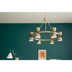 Finnick 20 in. 1-Light Champagne Gold and Natural Maple Bathroom Indoor Wall Sconce with White Shade by KICHLER -Kichler Sales champagne gold kichler wall sconces 52339cg 76 1000