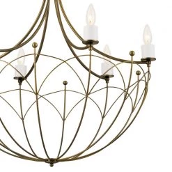 Topiary 6-Light Character Bronze Vintage Dining Room Chandelier by KICHLER -Kichler Sales character bronze kichler chandeliers 52462chz 4f 1000