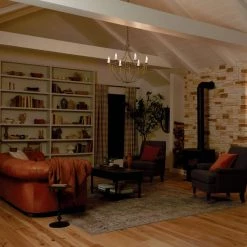 Topiary 6-Light Character Bronze Vintage Dining Room Chandelier by KICHLER -Kichler Sales character bronze kichler chandeliers 52462chz 66 1000