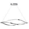 Elan Meridian 100-Watt Integrated LED Chrome Contemporary Dining Room Hanging Light Pendant by KICHLER 2 Elan Meridian 100-Watt Integrated LED Chrome Contemporary Dining Room Hanging Light Pendant by KICHLER -Kichler Sales chrome kichler chandeliers 83385 64 1000