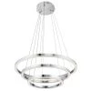 Elan Opus 100-Watt Integrated LED Chrome Contemporary Dining Room Hanging Light Pendant by KICHLER -Kichler Sales chrome kichler chandeliers 83863 64 1000