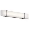 Impello 29.5 in. Chrome Integrated LED Linear Bathroom Vanity Light Bar by KICHLER -Kichler Sales chrome kichler vanity lighting 45839chled 64 1000