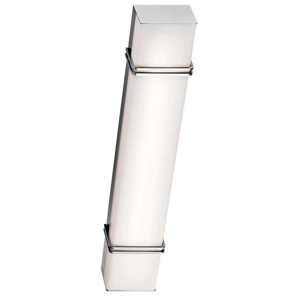 Impello 29.5 in. Chrome Integrated LED Linear Bathroom Vanity Light Bar by KICHLER 4 Impello 29.5 in. Chrome Integrated LED Linear Bathroom Vanity Light Bar by KICHLER - Image 2