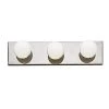 Independence 3-Light Chrome Bathroom Vanity Light Strip by KICHLER -Kichler Sales chrome kichler vanity lighting 623ch 64 1000
