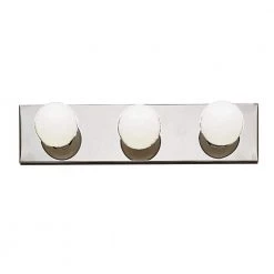 Independence 3-Light Chrome Bathroom Vanity Light Strip by KICHLER