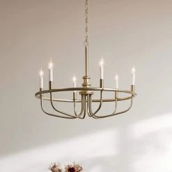 Capitol Hill 6-Light Classic Bronze Traditional Candlestick Dining Room Chandelier by KICHLER -Kichler Sales classic bronze kichler chandeliers 52304clz 77 1000