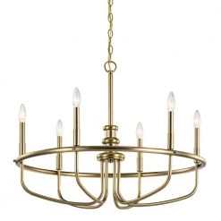 Capitol Hill 6-Light Classic Bronze Traditional Candlestick Dining Room Chandelier by KICHLER -Kichler Sales classic bronze kichler chandeliers 52304clz c3 1000