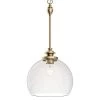 Lecelles 1-Light Classic Bronze Globe Pendant Light with Clear Glass Shade by KICHLER -Kichler Sales classic bronze kichler chandeliers 82394 64 1000