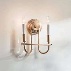 Capitol Hill 2-Light Classic Bronze Bathroom Indoor Wall Sconce by KICHLER -Kichler Sales classic bronze kichler vanity lighting 52308clz 1d 1000