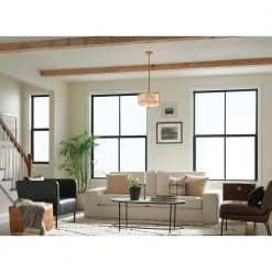 Birkleigh 14 in. 3-Light Classic Gold Art Deco Kitchen Convertible Pendant Hanging Light/Semi Flush by KICHLER -Kichler Sales classic gold kichler chandeliers 52074clg 1f 1000