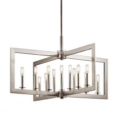 Cullen 13-Light Classic Pewter Contemporary Dining Room Linear Chandelier by KICHLER 10 Cullen 13-Light Classic Pewter Contemporary Dining Room Linear Chandelier by KICHLER -Kichler Sales classic pewter kichler chandeliers 43901clp c3 1000