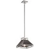 Grendel 1-Light Classic Pewter Vintage Industrial Kitchen Pendant Hanging Light by KICHLER -Kichler Sales classic pewter kichler chandeliers 52039clp 64 1000