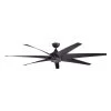Lehr 80 in. Indoor/Outdoor Distressed Black Downrod Mount Ceiling Fan with Remote by KICHLER -Kichler Sales distressed black kichler ceiling fans without lights 310115dbk 64 1000