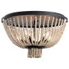 Brisbane 18 in. 5-Light Distressed Black Dining Room Round Flush Mount Ceiling Light by KICHLER 1 Brisbane 18 in. 5-Light Distressed Black Dining Room Round Flush Mount Ceiling Light by KICHLER -Kichler Sales distressed black kichler flush mount lights 43893dbk 64 1000