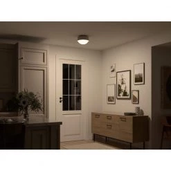 Canopy 10.35 in. 1-Light Greige Flush Mount by KICHLER -Kichler Sales greige kichler flush mount lights 38260 44 1000