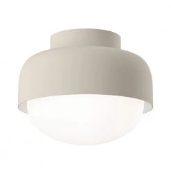Canopy 10.35 in. 1-Light Greige Flush Mount by KICHLER