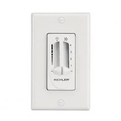 4-Speed Dual Slide Fan Switch Control, Light White by KICHLER