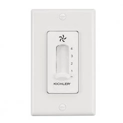 4-Speed White Slide Fan Switch Control by KICHLER
