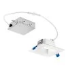 Direct-to-Ceiling 4 in. Canless Square Recessed 30K New Construction or Remodel Integrated LED Recessed Light Kit by KICHLER -Kichler Sales kichler recessed lighting kits dlrc04s3090wht 64 1000