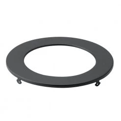 Direct-to-Ceiling 5 in. Textured Black Recessed Light Decorative Round Ultra-Thin Trim by KICHLER