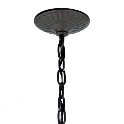 Halleron 3-Light Londonderry Outdoor Hanging Pendant Outdoor Light with Clear Seeded Glass (1-Pack) by KICHLER -Kichler Sales londonderry kichler outdoor pendant lights 49603ld 4f 1000