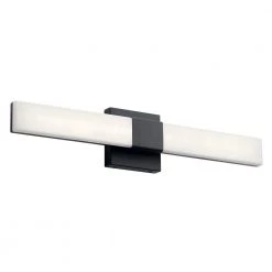Neltev 5 in. Matte Black Integrated LED Linear Bathroom Vanity Light Bar by KICHLER