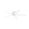 Renew ENERGY STAR 52 in. Indoor Matte White Dual Mount Ceiling Fan with Pull Chain by KICHLER -Kichler Sales matte white kichler ceiling fans without lights 330164mwh 64 1000