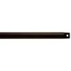 12 in. Oiled Bronze Dual Threaded Ceiling Fan Extension Downrod by KICHLER -Kichler Sales oiled bronze kichler ceiling fan downrods 360000olz 64 1000