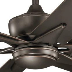 Szeplo II 60 in. Integrated LED Outdoor Olde Bronze Downrod Mount Ceiling Fan with Light with Switch by KICHLER -Kichler Sales olde bronze kichler ceiling fans with lights 300300oz fa 1000