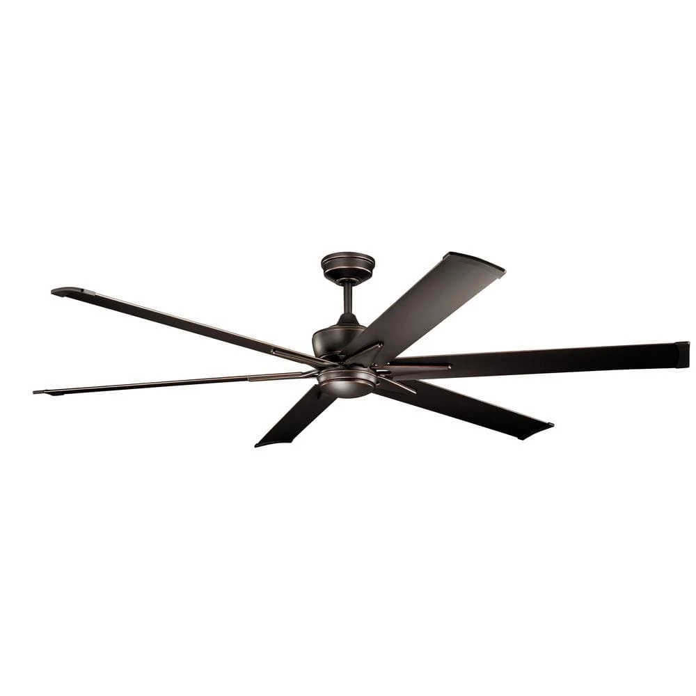 Szeplo II 80 in. Integrated LED Indoor Olde Bronze Downrod Mount Ceiling Fan with Light Kit and Wall Control by KICHLER 4 Szeplo II 80 in. Integrated LED Indoor Olde Bronze Downrod Mount Ceiling Fan with Light Kit and Wall Control by KICHLER - Image 2