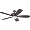 Crescent 56 in. Integrated LED Indoor Olde Bronze Downrod Mount Ceiling Fan with Wall Control by KICHLER -Kichler Sales olde bronze kichler ceiling fans with lights 300325oz 64 1000