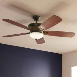 Kichler Sales -Kichler Sales olde bronze kichler ceiling fans with lights 300325oz 66 1000